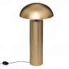 Lampadaire champignon en métal H100cm - Doré