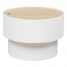 Table basse coffre ENOLA - Blanc