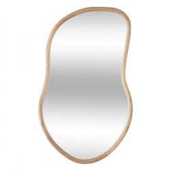 Miroir organique en bois 75X45cm LIVIA, ÖLME DESIGN - Beige