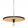 Suspension cannage D44cm ÖLME DESIGN - Beige et noir