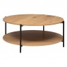 Table basse ronde D90cm SLANO - Bois