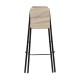 Tabouret de bar pliable LOUNA - Bois trend