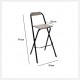 Tabouret de bar pliable LOUNA - Bois trend