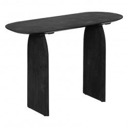 Console en bois de manguier ISANA - Noir