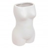 Vase corps en céramique H17cm SOLEYA - Blanc