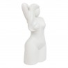Statue femme en céramique H28cm SOLEYA - Blanc