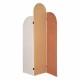 Paravent vintage en velours H170cm ILANGO - Beige orange terracota