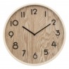 Horloge en bois D38cm IVANA - Bois clair