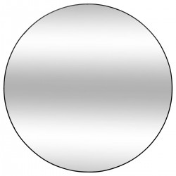 Miroir contour fin D110cm ALICE - Noir