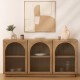 Buffet 3 portes LOUSADA - Beige acacia blanchi