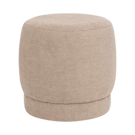 Pouf en bouclette AMEA - Taupe