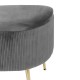 Banquette coffre en velours SOLARO - Gris