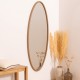 Miroir ovale en bois 148X58cm ILIANA - Bois