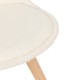 Chaise en bouclette BAYA - Blanc