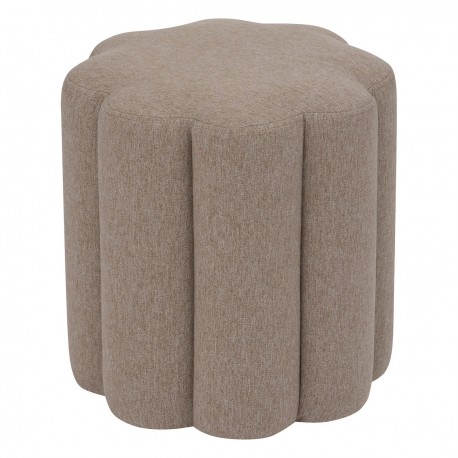 Pouf en tissu THE FLORAL - Beige