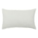 Coussin déhoussable nid d'abeille 30X50cm WIDDY - Blanc ivoire