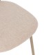 Chaise en tissu KAMILI - Beige