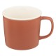 Lot de 4 mugs 38cL sur rack en bambou - Multicolore