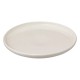 Assiette plate en porcelaine D27cm NORA - Blanc