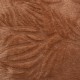 Coussin flanelle feuilles en relief 40X40cm RYO - Terracotta