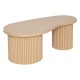 Lot de 2 tables basses gigognes SOLEYA - Naturel