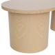 Lot de 2 tables basses gigognes SOLEYA - Naturel