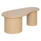 Lot de 2 tables basses gigognes SOLEYA - Naturel