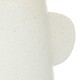 Lampe en céramique et raphia H38cm RAIA - Blanc