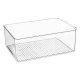 Boîte organiseur frigo 32,5X22,5cm TIDY FRIDGE - Gris