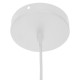 Suspension en bouclette D37cm TINA - Blanc