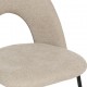 Chaise en tissu RAVEN - Beige