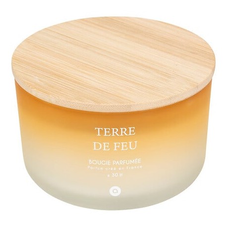 Bougie parfumée en pot 420g SANA - Terre de Feu