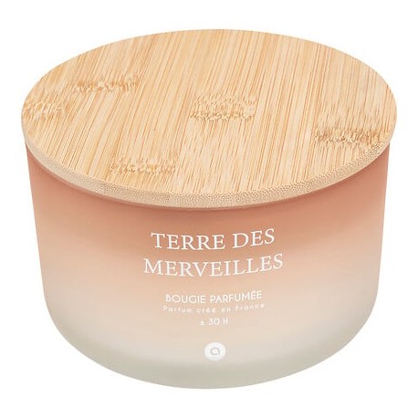 Bougie parfumée en pot 420g SANA - Terre des Merveilles