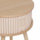 Table de chevet D40cm NYSOS - Beige