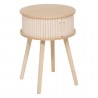 Table de chevet D40cm NYSOS - Beige