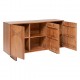 Buffet 3 portes en bois d'acacia NANDA - Marron