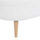 Banquette en bouclette 2 places INSI - Blanc