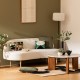 Banquette en bouclette 2 places INSI - Blanc