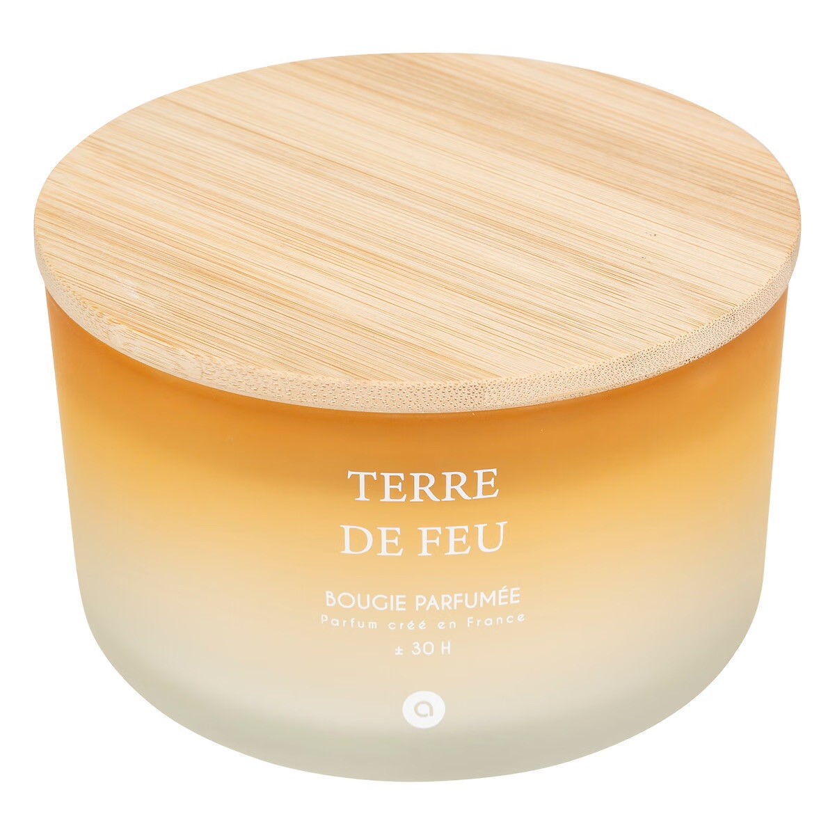 Bougie Parfumée Pomme Caramel 200g - 50 Heures De Parfum, Cire Naturelle Française