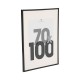 Cadre photo en bois 70X100cm EVA - Noir
