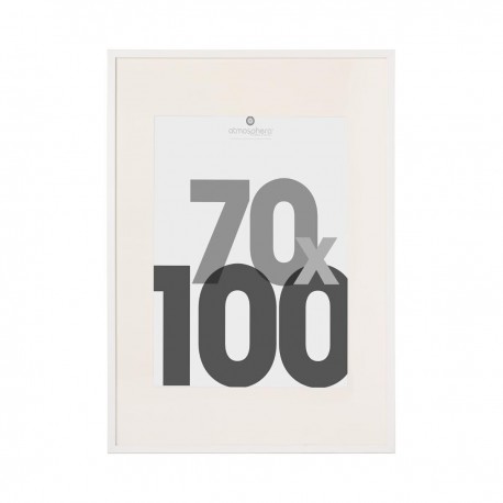 Cadre photo en bois 70X100cm EVA - Blanc