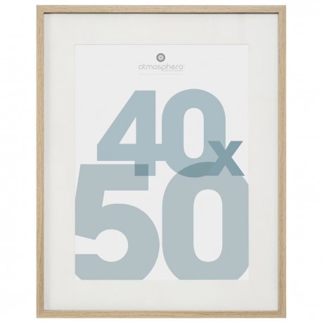 Cadre photo en bois 40X50cm MANU - Naturel