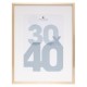 Cadre photo en bois 30X40cm MANU - Doré