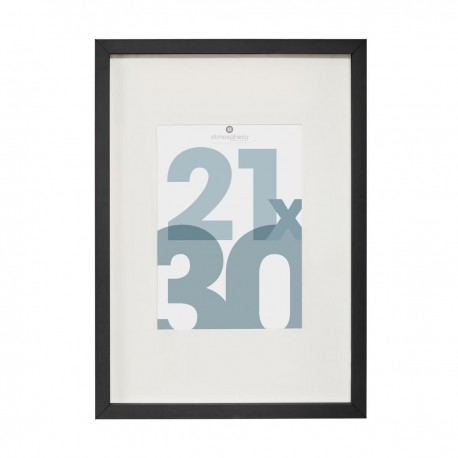 Cadre photo en bois 21X30cm MANU - Noir