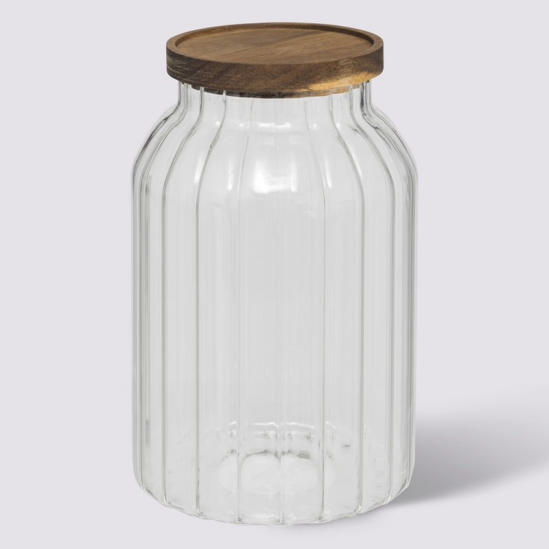 Sucrier En Verre Borosilicate Villa D’Este Home Tivoli - 500 Ml Avec Couvercle Et Cuillère En Bambou