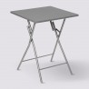 Table pliante 60X60cm BASIC - Gris