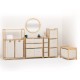 Étagère fine avec 4 paniers en bambou TIDYBOX - Naturel