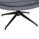 Fauteuil pivotant HARPER - Gris foncé