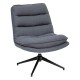 Fauteuil pivotant HARPER - Gris foncé