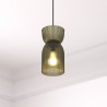 Suspension en verre D14cm ANCEL - Vert